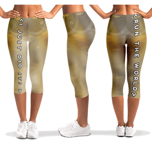 Just Being You, Your Way!-Activewear for Divas | Get your next pair of capri leggings free style designed just for you!-Leggings - AOP - CAPRI FREE STYLE WTFMB P1P2P3