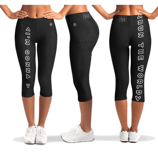 Just Being You, Your Way!-Activewear for Divas | Get your next pair of capri leggings free style designed just for you!-Leggings - AOP - CAPRI FREE STYLE TC P1P2P3