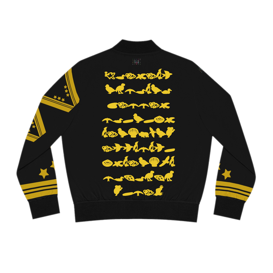 Just Being You, Your Way!-Activewear for Divas | Stand out from the crowd in this classic, versatile bomber jacket.-Custom Bomber Jacket - AOP - REBEL P0P1