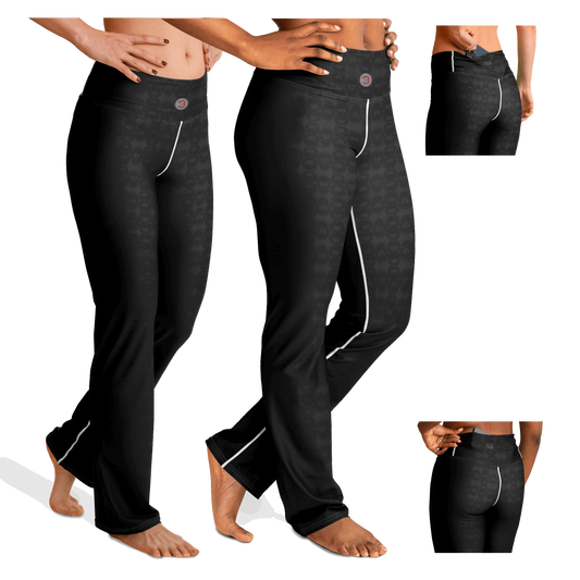 Just Being You, Your Way!-Activewear for Divas | Standout at jazz dance, get your next pair of flared leggings designed just for you!-Leggings - AOP - FLARE FREE STYLE 4R P1P2P3