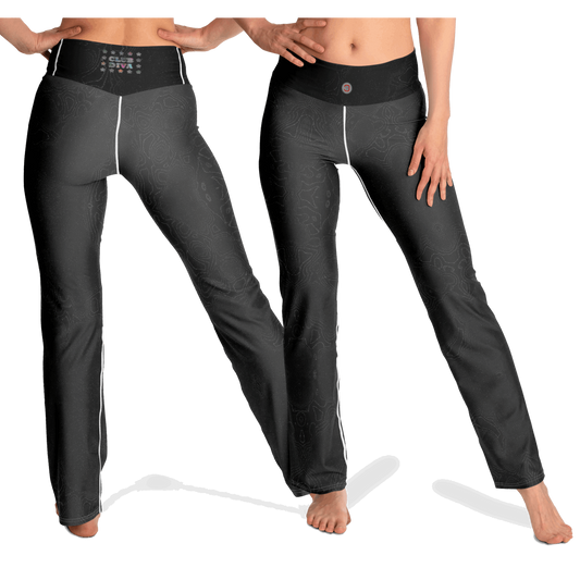 Just Being You, Your Way!-Activewear for Divas | Standout during aerobics, get your next pair of flared leggings designed just for you!-Leggings - AOP - FLARE FREE STYLE TC P1P2P3