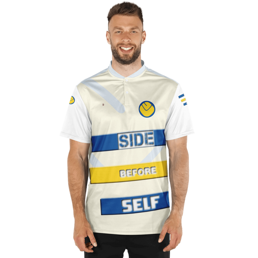 Just Being You, Your Way!-Avctivewear for Dudes | Side Before Self Polo Shirt, Blade Collar-Blade Collar Polo Shirt - AOP - SBS P0P1P2P3