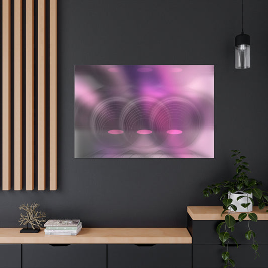 Just Being You, Your Way!-Canvas Wall Art | What the future may bring part II is an eye-catching vibrant and colorful futuristic design-Canvas Print - WTFMB P0P1P2P3