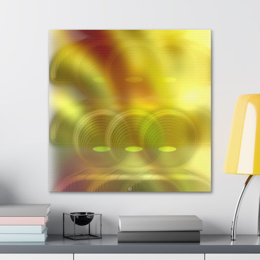 Just Being You, Your Way!-Canvas Wall Art | What the future may bring part V is an eye-catching vibrant and colorful futuristic design-Canvas Print - WTFMB P0P1P2P3