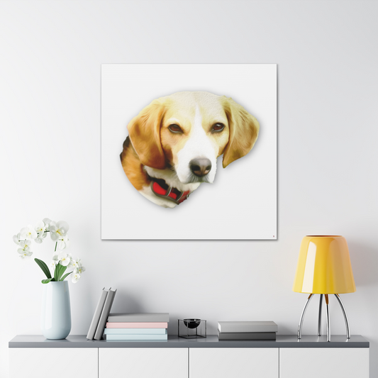 Just Being You, Your Way!-Canvas Wall Art | Your pet is the only thing on earth that gives love with no strings attached. Get it immortalized as an artistic impression-Canvas Print - PET P0P1P2P3