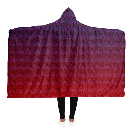 Just Being You, Your Way!-Loungewear for Divas | Feel like royalty with this customizable hooded blanket in a great range of colors-HOODED BLANKET - AOP - MIX P0P1P2P3