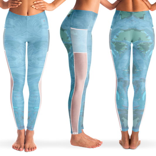  Just Being You, Your Way!-Activewear for Divas | Get your next pair of mesh leggings designed just for you!-Leggings - MESH AOP - CC P0P1