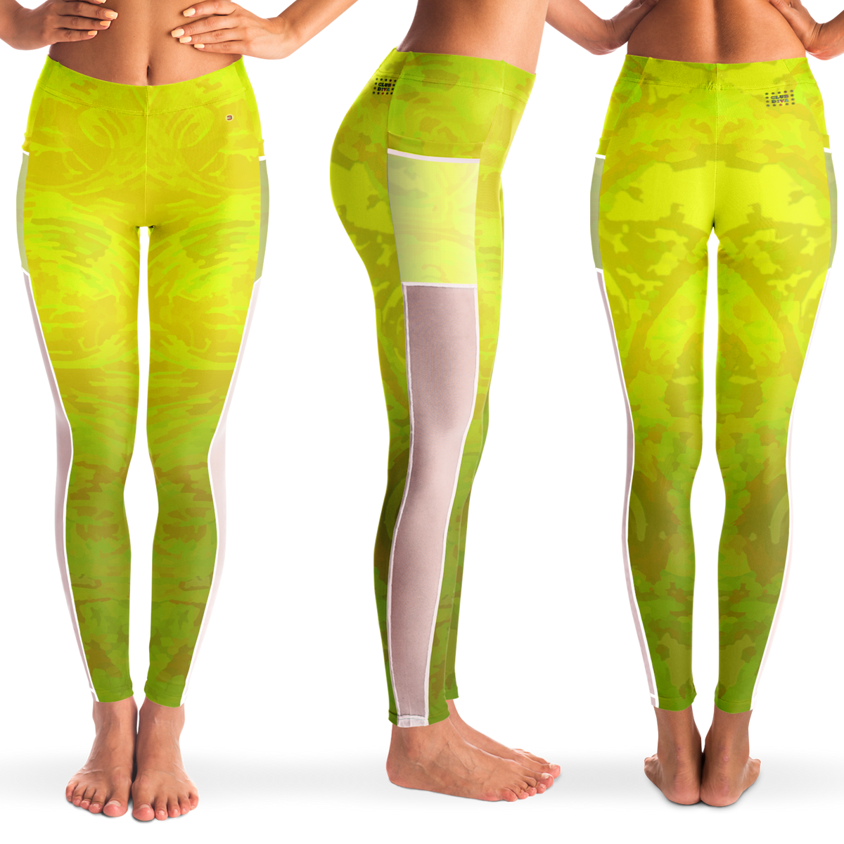  Just Being You, Your Way!-Activewear for Divas | Get your next pair of mesh leggings designed just for you!-Leggings - MESH AOP - CC P0P1