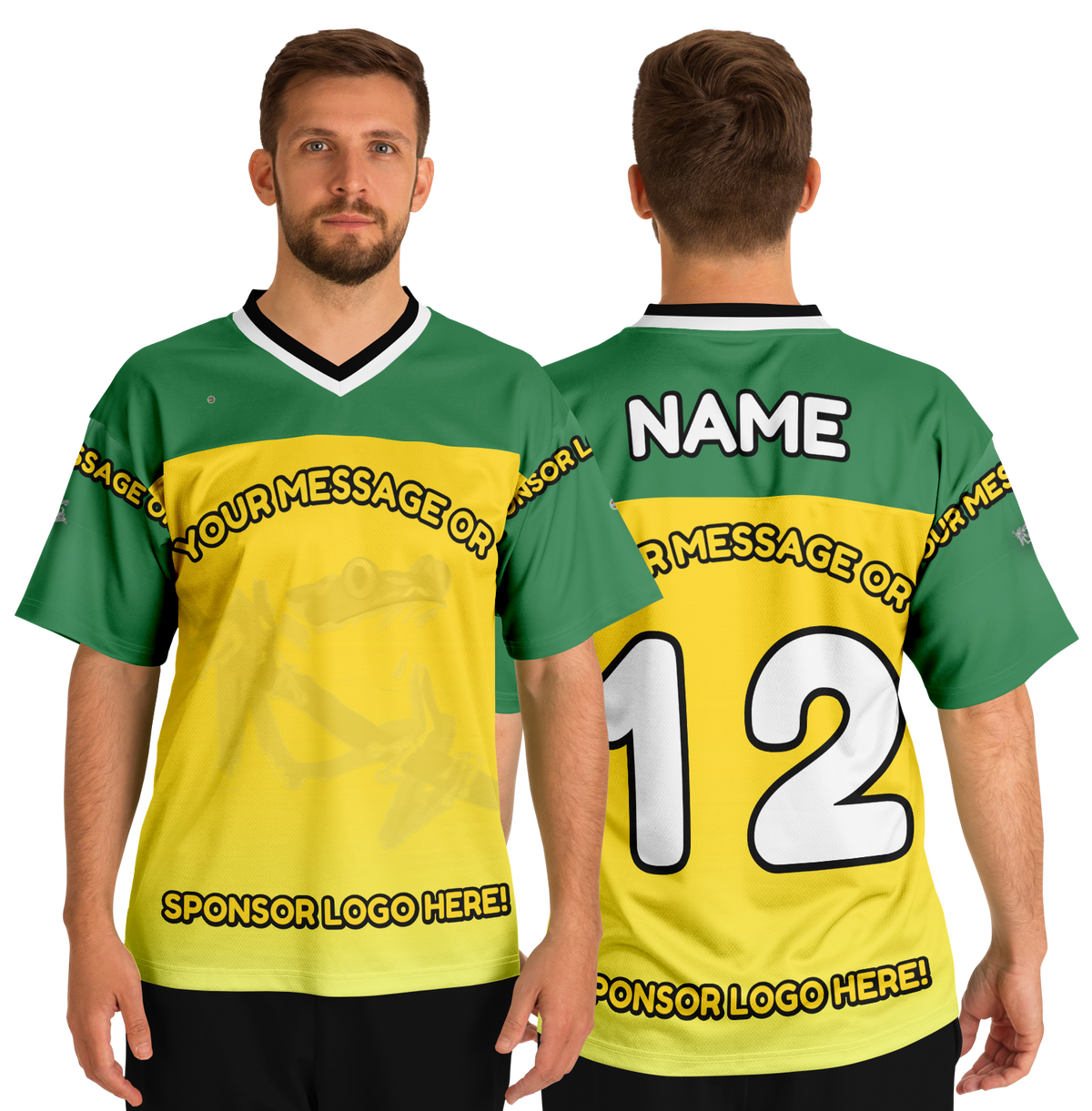  Just Being You, Your Way!-Activewear for Dudes | Get your best memories as the free style design for your next football shirt. Any design and base color!-Football Jersey - AOP - FREE STYLE LG P2P3