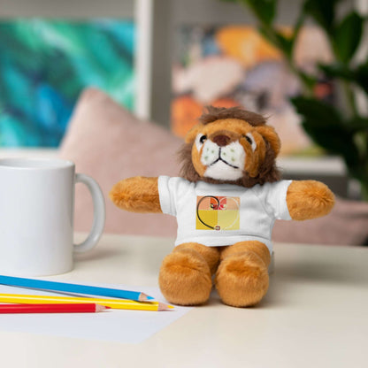 Baby Comforters | Adorable plush animal toy with T-Shirt and free personalized text Just Being You, Your Way!