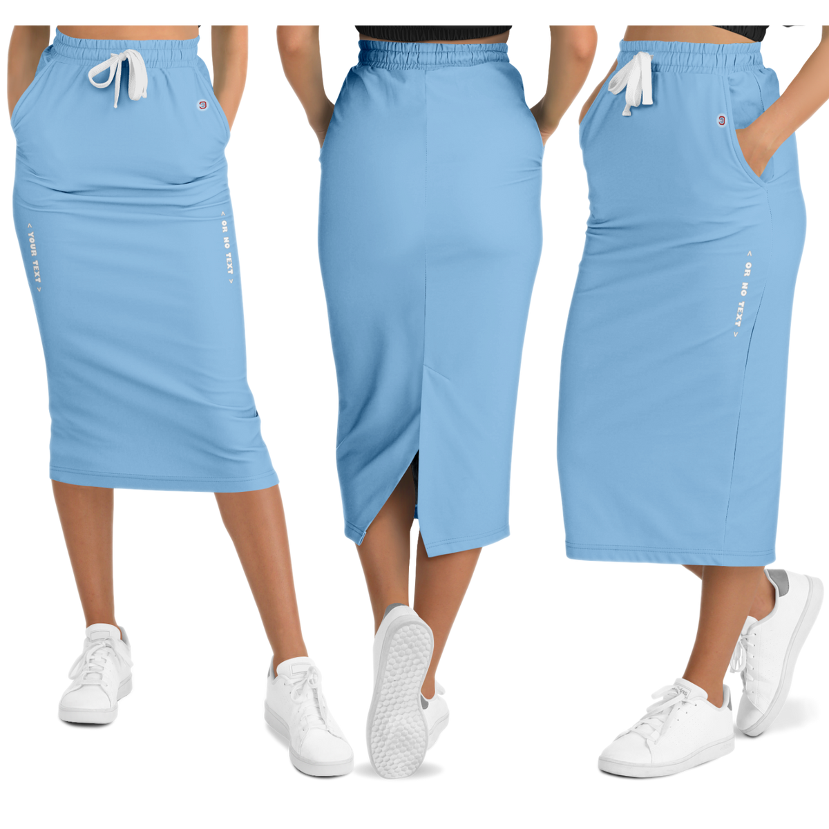  Just Being You, Your Way!-Loungewear for Divas | Rock the sporty chic look with this amazing customizable skirt blank in great all-over-printed colors-Casual skirt - AOP - BLANK P2P3